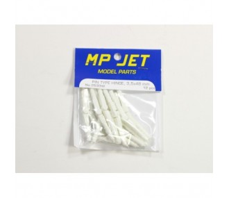 Bisagras de plástico 3.5x48mm 12pcs Mp Jet