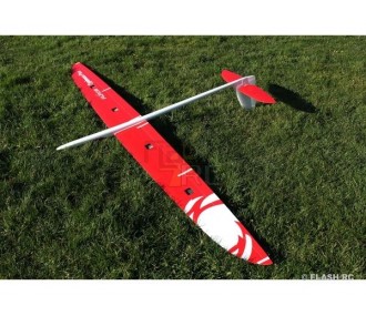 Typhoon PLUS tout fibre env.2.90m blanc & rouge RCRCM