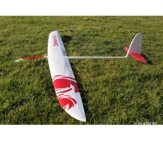 Typhoon PLUS toda fibra aprox.2,90m blanco y rojo RCRCM