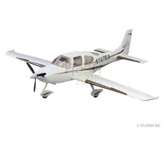 Velivolo Dynam SR22 Bianco PNP circa 1,40m