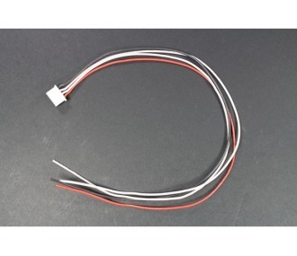 Prise équilibrage JST-XH femelle pour batterie 3S, 0,25 mm² 30 cm silicone Muldental