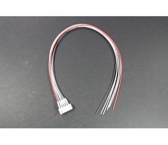Prise équilibrage JST-XH male 5S, 0,25 mm² 30 cm silicone Muldental