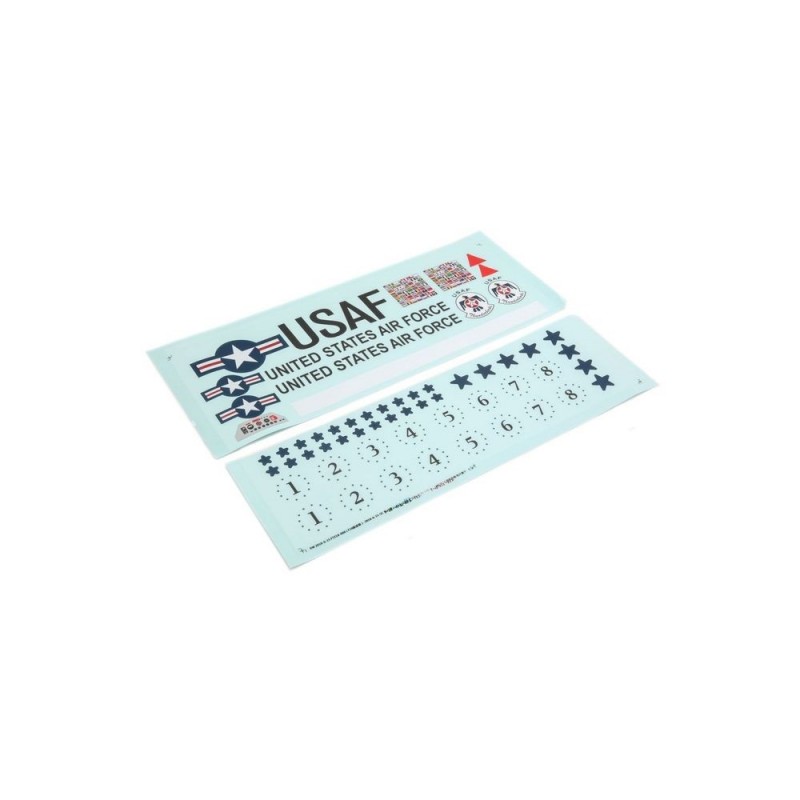 Juego de calcas: F-16 Thunderbird 70mm EDF E-Flite - EFL7821