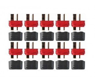 Deans Male Socket with cap (10 pcs) Amass