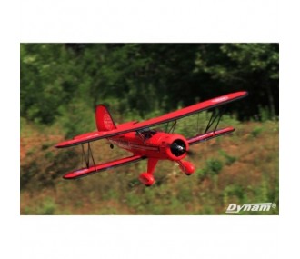 Avión Dynam Waco YMF-5D Rojo V2 PNP aprox. 1,27m