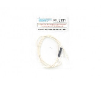 Cable sensor RPM Brushless para Unisens-E SM Modellbau