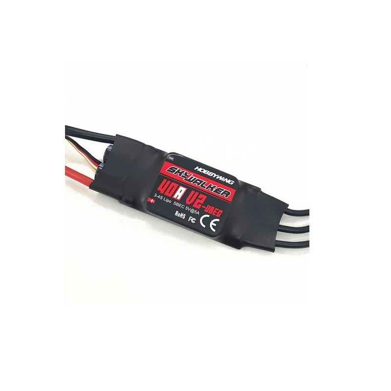 Regolatore brushless 2-4S 40A V2 SKYWALKER HOBBYWING