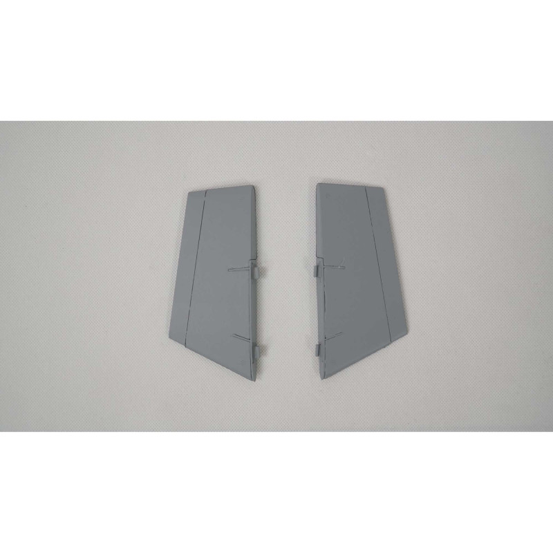 Ventral Fin Set: F-16 Falcon-Gray 80mm EDF E-Flite