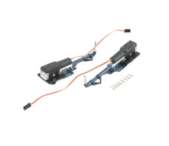F4U-4 1.2M - Meccanismo elettrico retrattile a ingranaggi rotanti a 90° di E-Flite