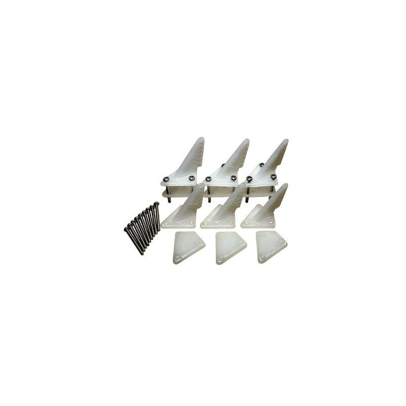 Maniglia a vite in nylon 25 mm 2 PCS