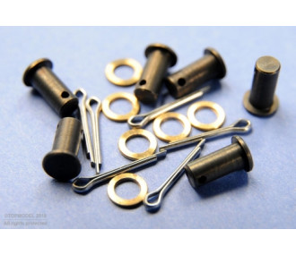 EJE DE METAL ?3 para tornillos de aparejo M3 6pcs