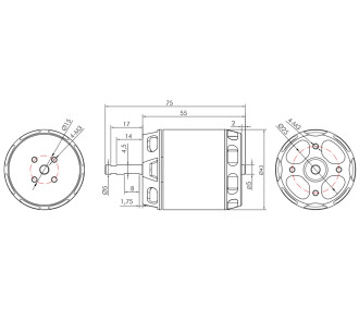 Motor sin escobillas KAVAN PRO 4355-570