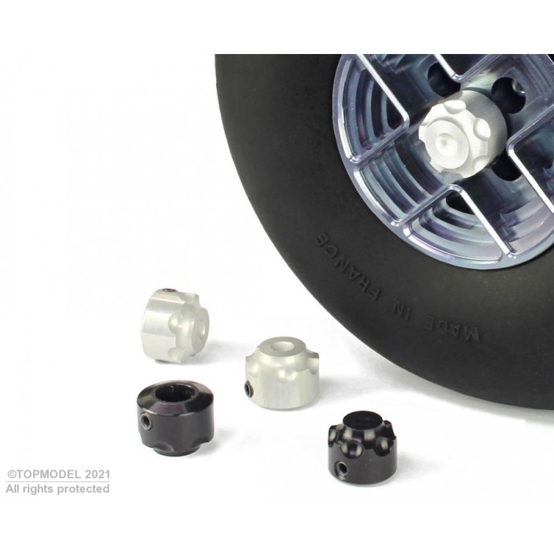 WHEEL STOP RING BORGNE ALU ø8mm 2pcs