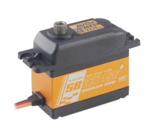 Servo numérique standard Savox SB-2274SG+ Brushless (69g, 25kg.cm, 0.08s/60°)