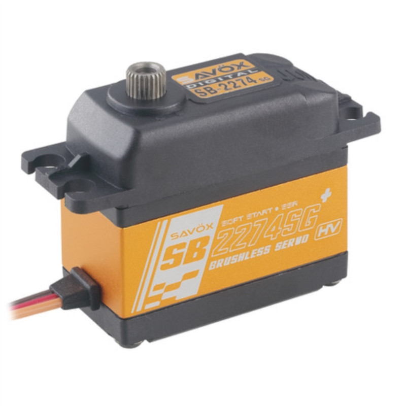 Servo numérique standard Savox SB-2274SG+ Brushless (69g, 25kg.cm, 0.08s/60°)