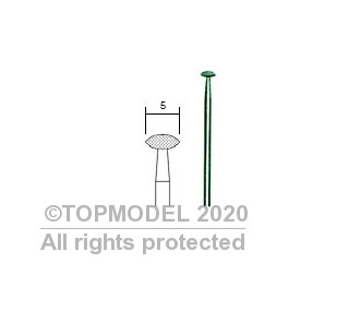 Proxxon POINTE DE MEULE DIAMANTEE, LENTILLE