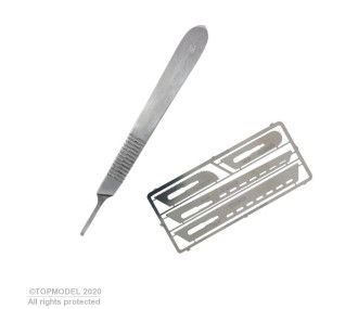 SET LAMES SCIE (0,12mm) AVEC POIGNEE SCA