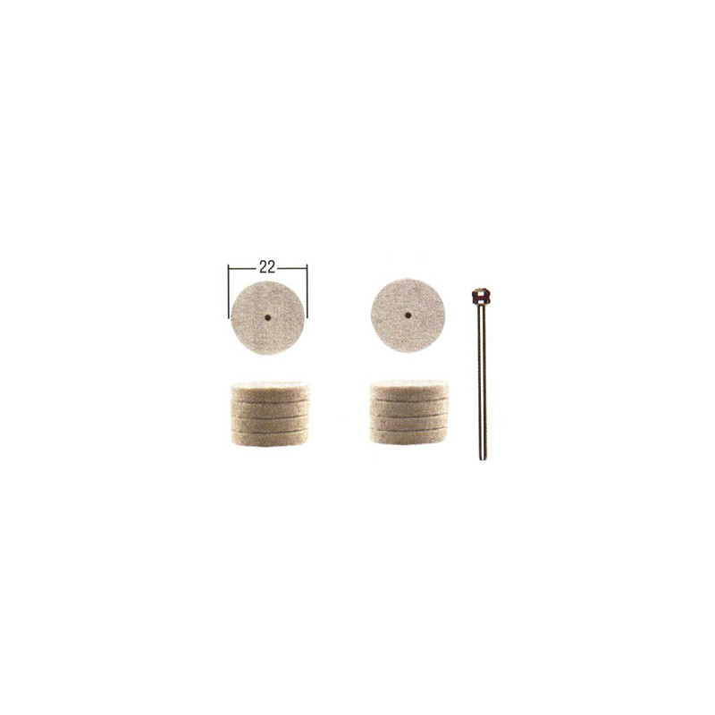 Proxxon POLISSEUR FEUTRE 10pcs