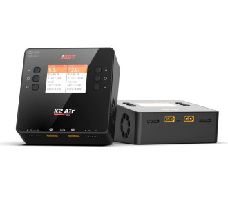 ISDT - K2 Air Bluetooth Remote Control Lipo Charger, AC / DC 200W / 500WX2 20A Déchargement / chargeur intelligent