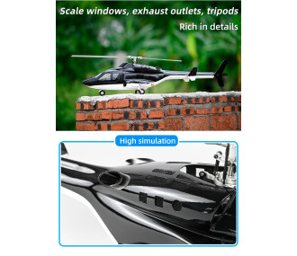 FLY WING - Airwolf RC Helicopter - PNP
