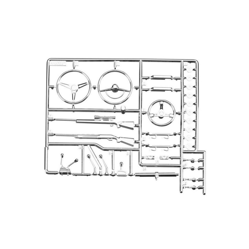 AXIAL AX80047 Chrome Interior Detail Parts Tree