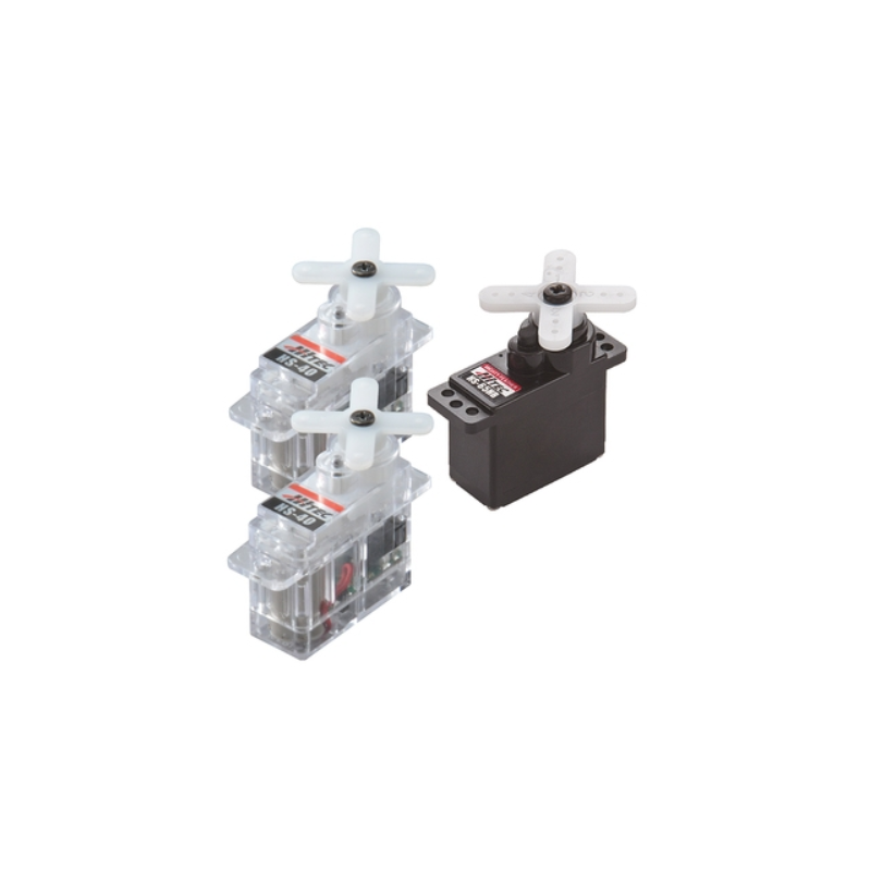 Set di servocomandi per interni (2xHS40 + 1xHS65HB) Multiplex