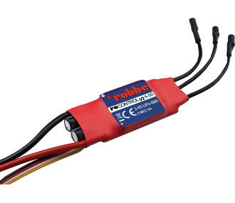 Robbe RO-Control6 4-50 V2 3-4S-50 (70A) 5V/ 5A Regulateur SWITCH BEC Brushless Controller