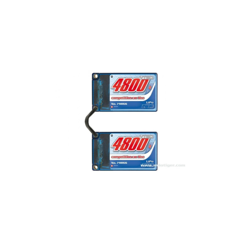 LIPO SADDLE 4800 40C 7.4V 2S CAR