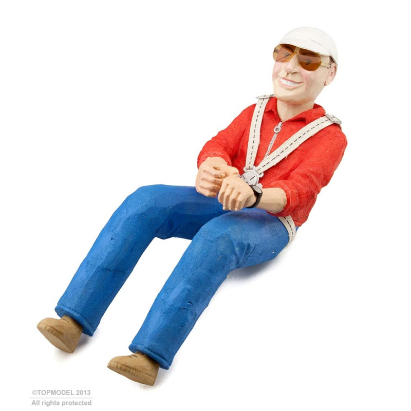 PETER PILOTO DE PLANEADOR 1:3.5 ROJO
