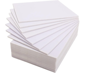 Confezione da 6 cartoncini vettoriali - 1000 x 300 x 5,0 mm di spessore - Qualità superiore