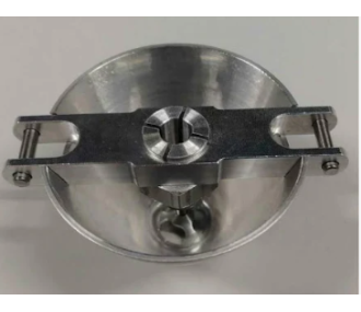 Alu-Kegel Ø30mm (CNC-gefräst) mit H-förmigen Blättern für 3mm-Achse