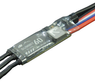 Controleur Brushless Summit 60 slim 2-6S Ubec 6V - Dualsky