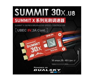 Dualsky Controleur SUMMIT 30X. 2-6S Ubec 8V - Dualsky