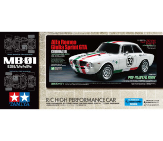Tamiya Alfa Romeo Giulia Sprint GTA MB01