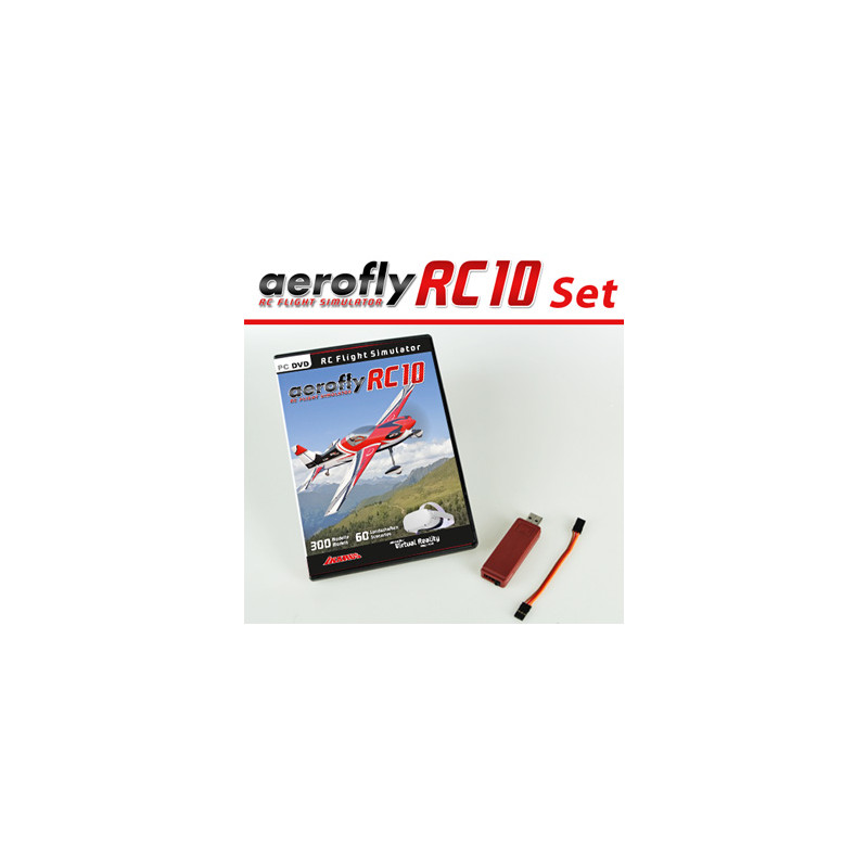 Simulateur Aerofly RC10 + interface Graupner