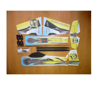 RC Plane Factory Crack Yak 'Lite Series' blue/yellow approx.0.80m