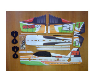 Avion RC Factory MXS-C vert 'Backyard Series' env.0.80m