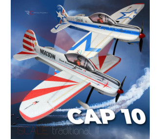 RC Factory Cap 10 aircraft approx. 0.81m