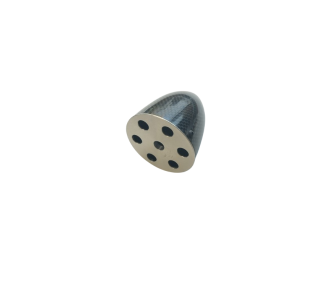Cône carbone Ø64mm avec flasque alu