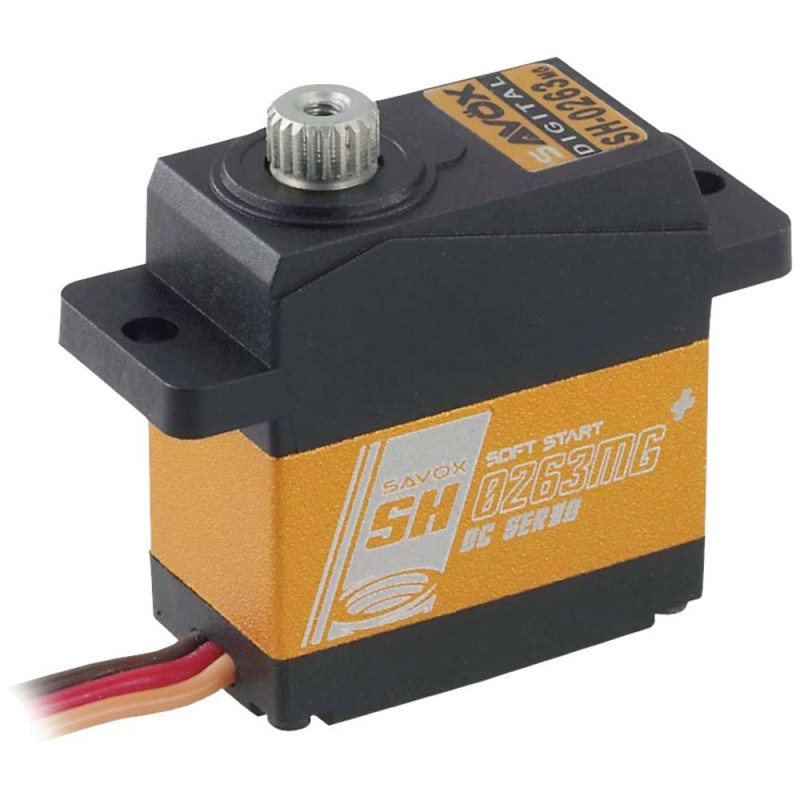 Digitales Mikro-Servo Savox SH-0263MG (25g, 2.2kg.cm, 0.10s/60°)