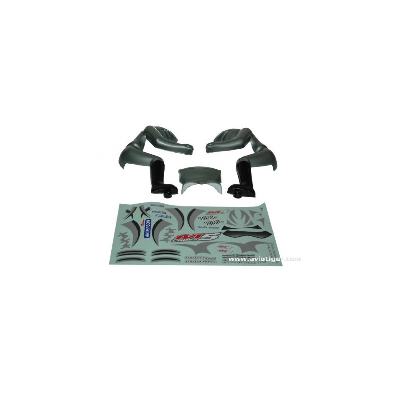 PILOTE ARGENT + DECO M5