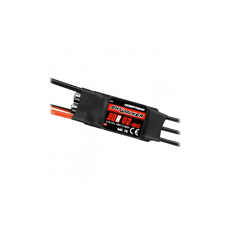 Controleur Brushless 3-4S 30A SKYWALKER V2 HOBBYWING