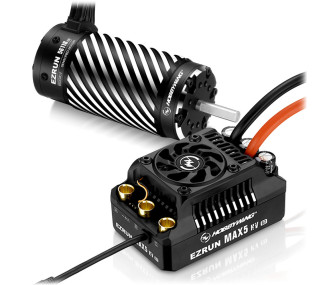 Combo 1/5 Hobbywing Ezrun Max5 HV + Moteur 56118D 1100KV