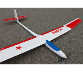 Slavia 2,3m rosso e bianco ARF TopModel CZ