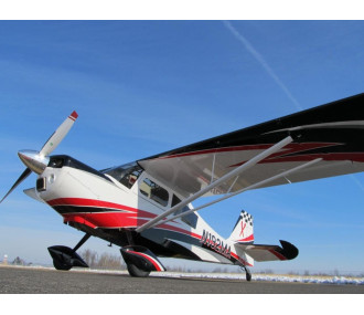 107" (2.70m) Avión RC Decathlon Blanco y Rojo - Modelo Piloto-RC - Ideal para Acrobacias Aéreas y Modelismo Avanzado