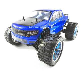 BRONTOSAURUS MONSTER TRUCK BLEU 1:10 RC MOTEUR BRUSHLESS