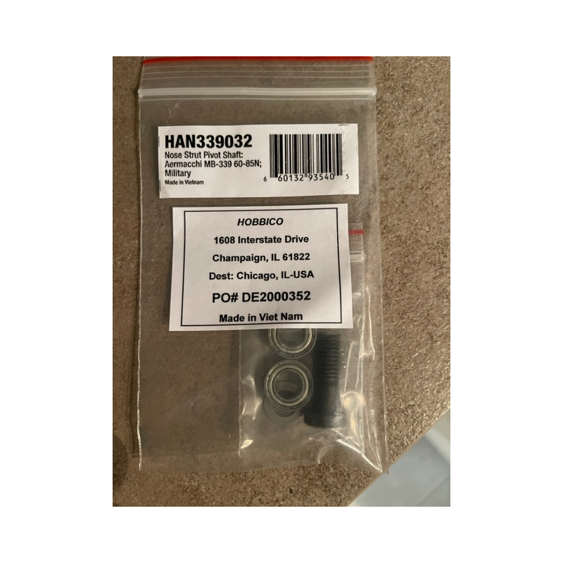 Nose Strut Pivot Shaft: Aermacchi MB-339 60-86N - Military