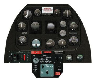 KIT CONSTRUCTION PLANCHE DE BORD P-51D MUSTANG 1:5