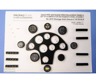 Discus 2 Ventus 1:4 dashboard construction kit