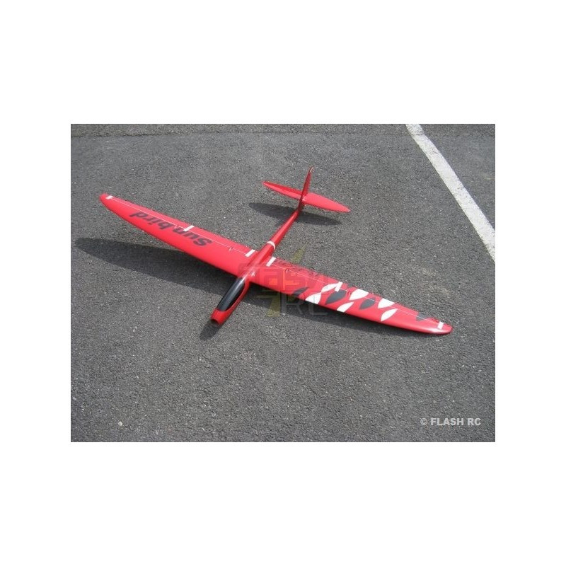 E-Sunbird todo carbono aprox.1,50m rojo y negro RCRCM
